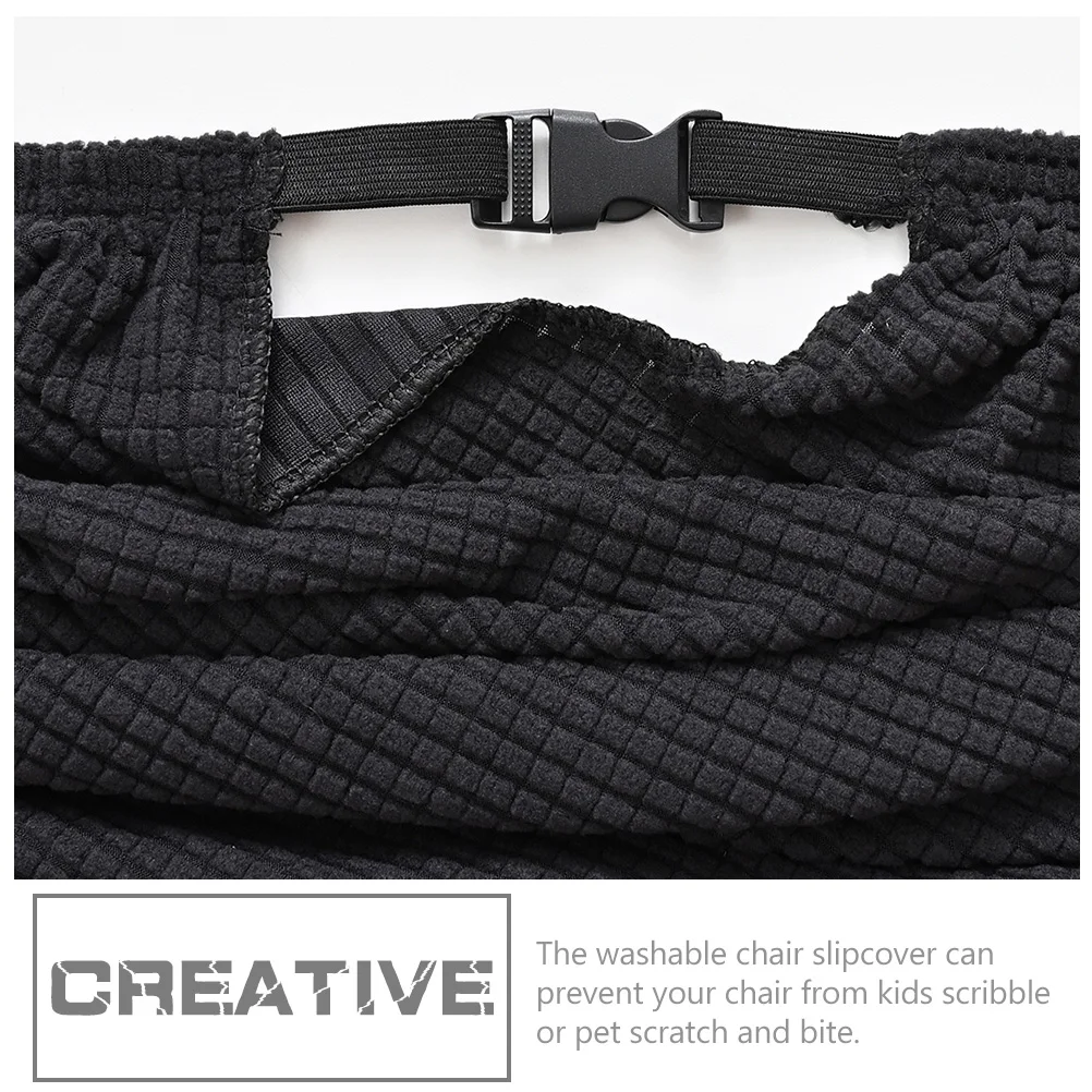 

1Set Soft Elastic Gaming Chair Cover Washable Stretchable Computer Office Chair Protector Slipcover for Pets Damage