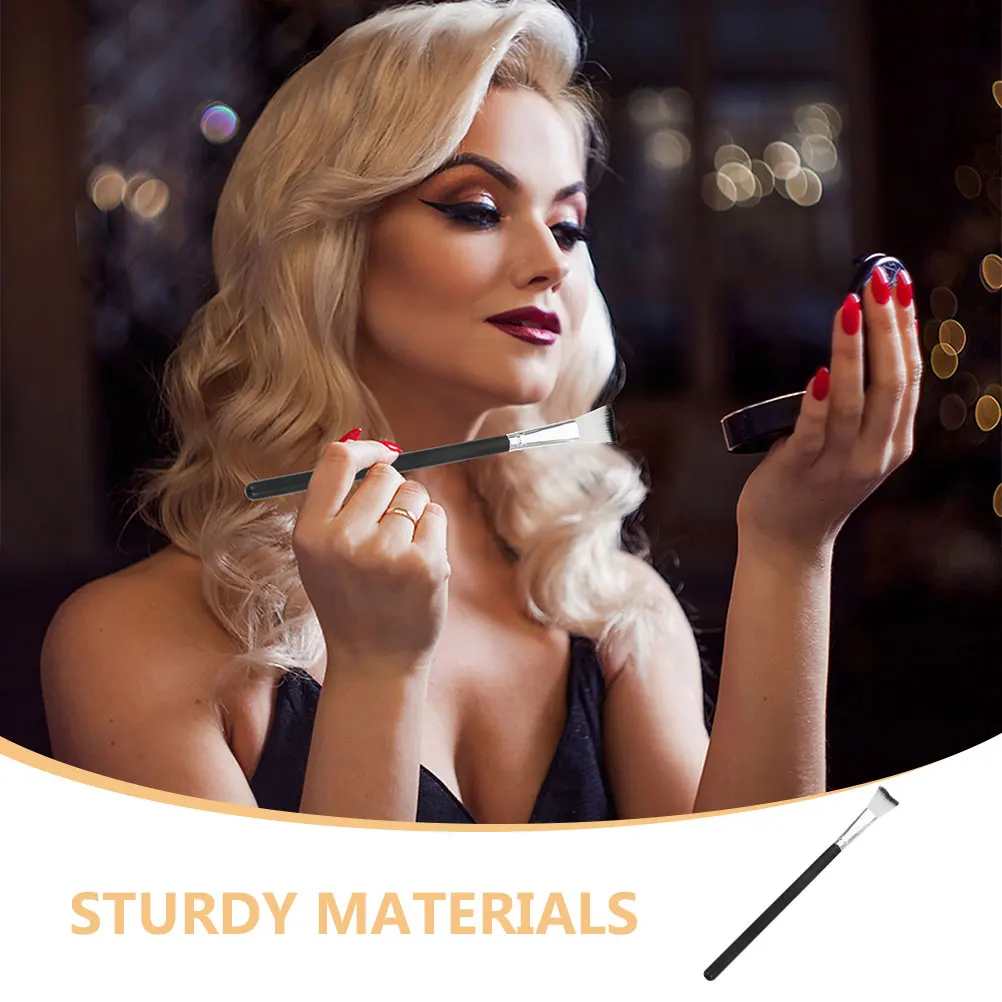 1 個の鼻輪郭ブラシ女性のためのブレンドメイクアップツールポータブルハイライターファンデーションブラシ多目的化粧品アプリケーション