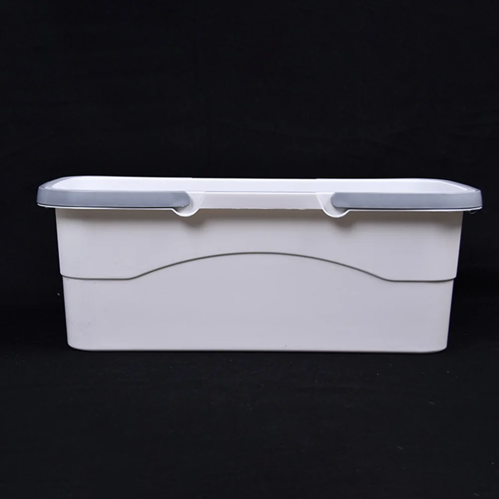 

Handheld Mop Bucket 43x17x18cm Large Capacity Sturdy PP Plastic Drain Hole Floor Cleaning Tool Portable Washing Pail Home