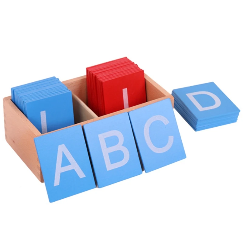 Sandpaper Letters Cards Preschool Early Education Learning Supplies for Intellgent Improvement Teaching Aids