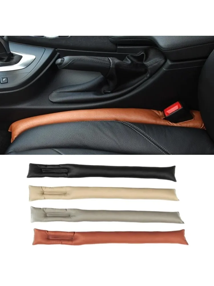 Organisateur de remplissage d'espace de siège de voiture, Console en cuir souple, rembourrage latéral étanche, empêche les articles de tomber, ajustement universel pour tous les modèles de voiture