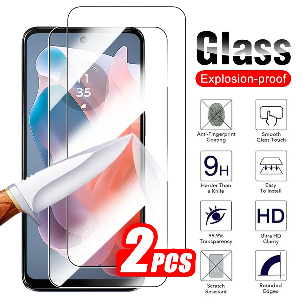 2Pcs Tempered Glass For Motorola Moto G Play (2024) Protective Glass For Moto G Play GPlay Gen 3 Screen Protector Safety Films