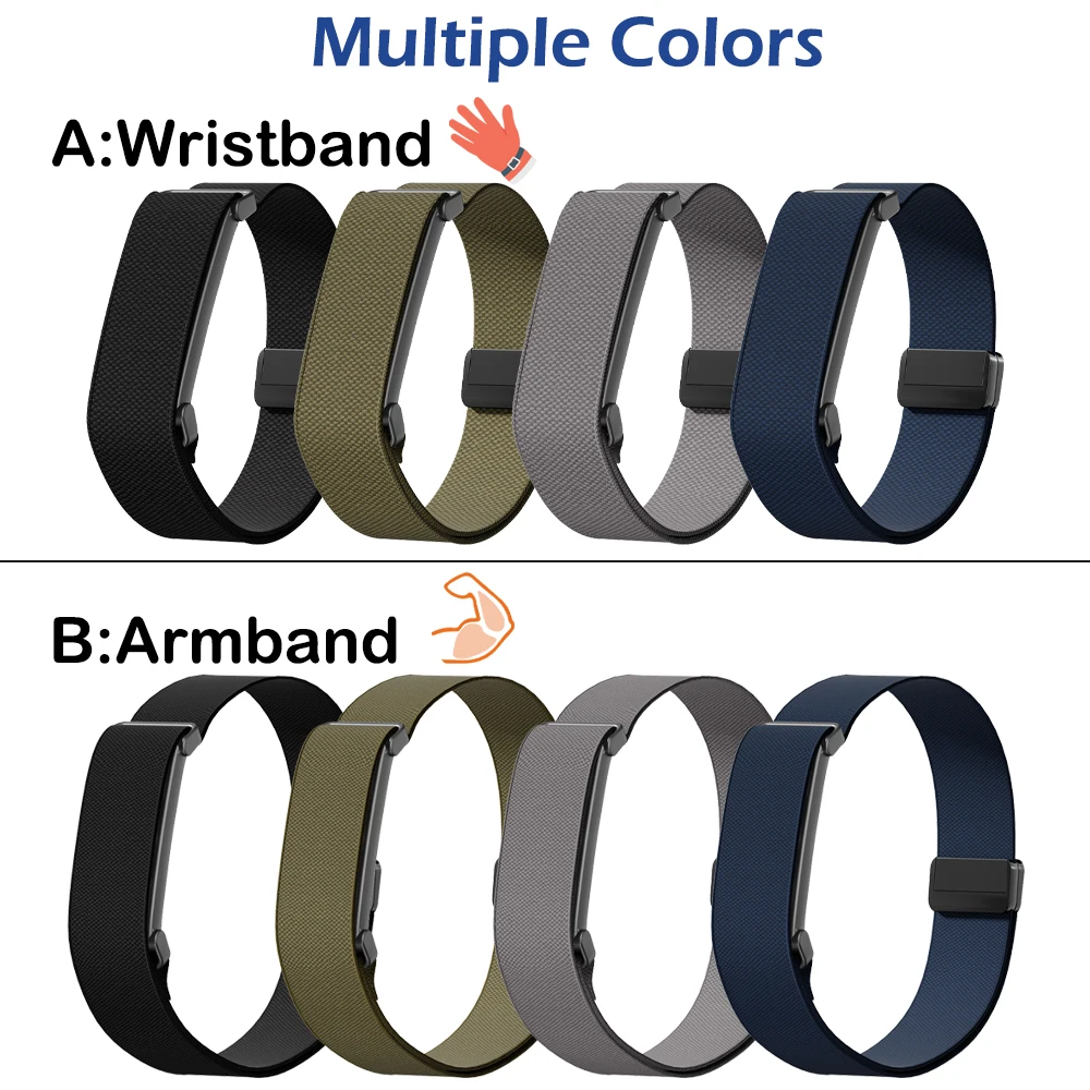 2PCS Nylon Strap For Google Fitbit Air Wrist Band & Arm Band Combo Set Lightweight Breathable Sport Band For Google Fitbit Air