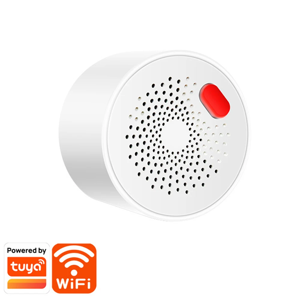 Smart Gas Alarm Combustible Gas Detector Detector Alarm Home Security Monitoring UK Plug For Tuya Zigbee APP Big Discount