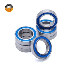 2PCS 6804RS Bearing 20x32x7 mm Bicycle Pivot Repair Parts 6804 2RS Ball Bearings 6804-2RS 6804LLU Blue Rubber Sealed