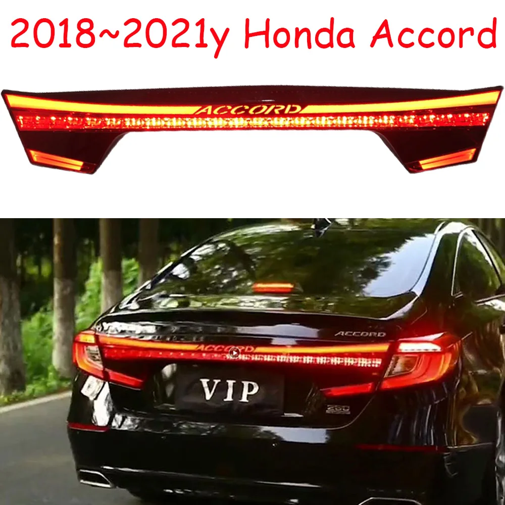 1pcs Car Bumper Tail Light For Honda Accord Taillight LED 2018~2021y Car Accessories Taillamp For Accord Rear Light Fog