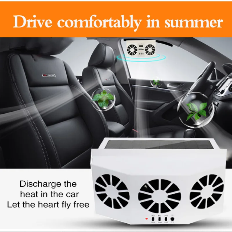 

Car Solar Circulation Car Accessories Car Interior Cooling Fan Exhaust Cooling Exhaust Fan
