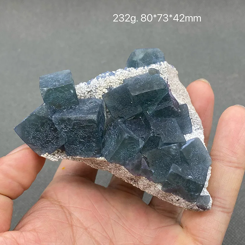 

100% Natural Inner Mongolia blue Fluorite Mineral specimen cluster Stones and crystals Healing crystal Free shipping