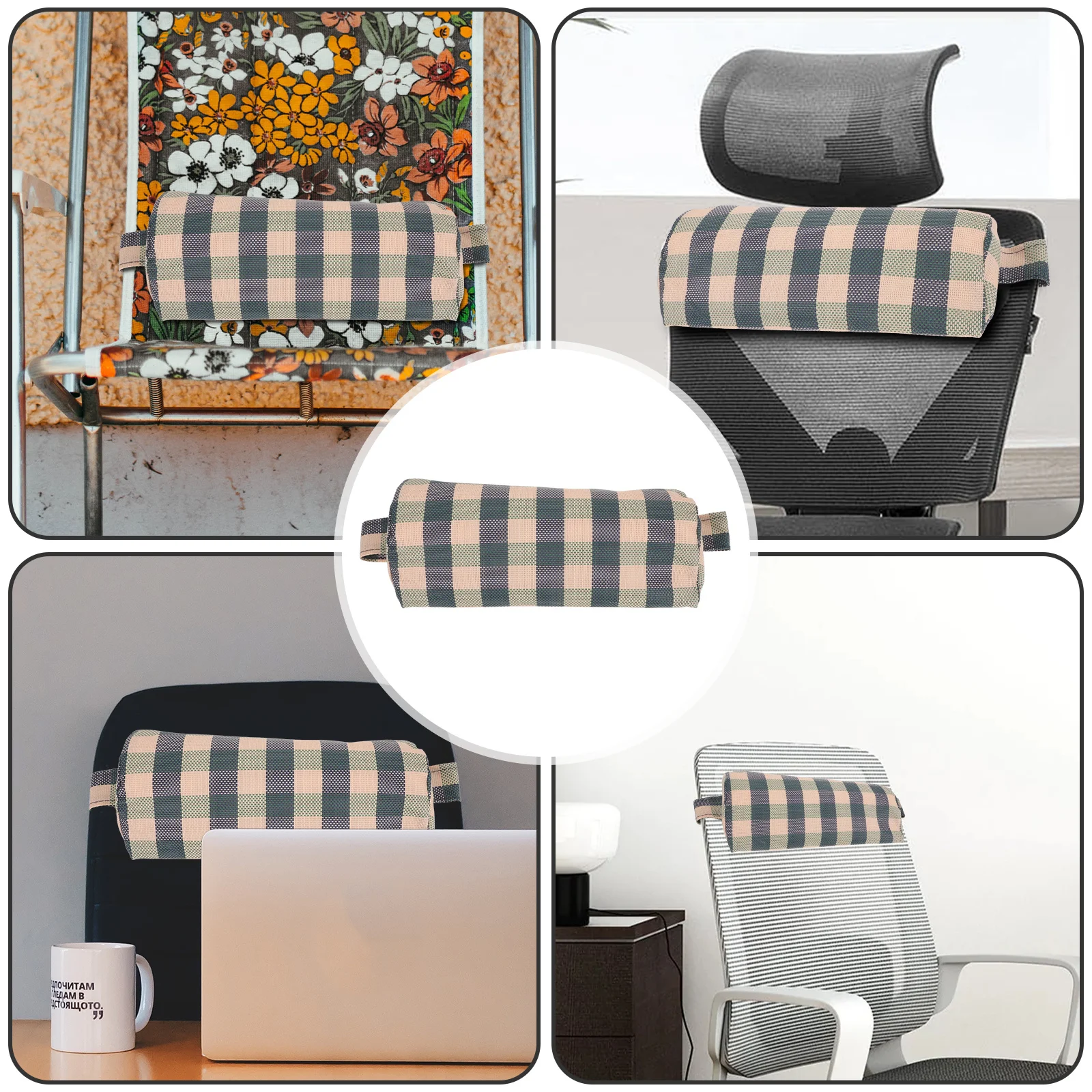 

Reusable Deck Chair Head Pillow Universal Comfortable Chair Headrest Supple Neck Support Cushion Universal Supplies