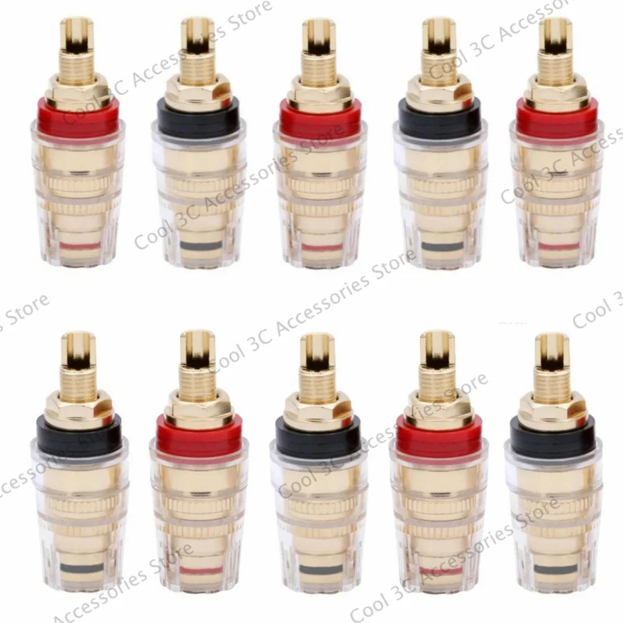 アンプスピーカー用高品質バインディングポスト4mmバナナプラグアダプター20個