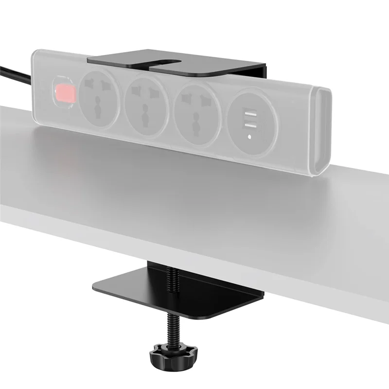 FFYY-ruban de bureau réglable, support de pince de prise de courant de bureau pour bord de bureau, tampons anti-rayures, gestion des câbles