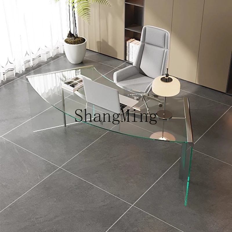 

CL Modern Simple Light Luxury High-end Office Desk and Chair Combination