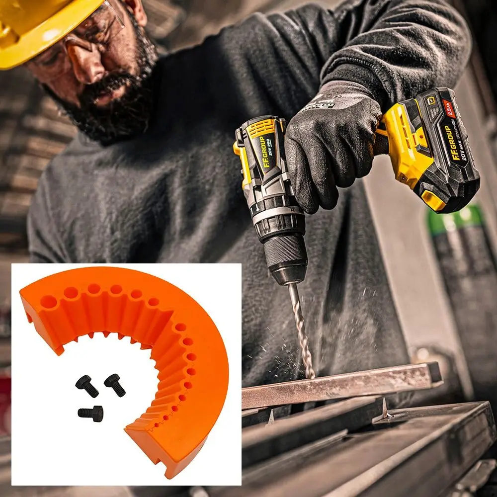 Portable Half-Round Drill Bit Sharpener Drill Bit Grinding Artifact Grinding Auxiliary Tool Angle Grinder Drill Bit Holder