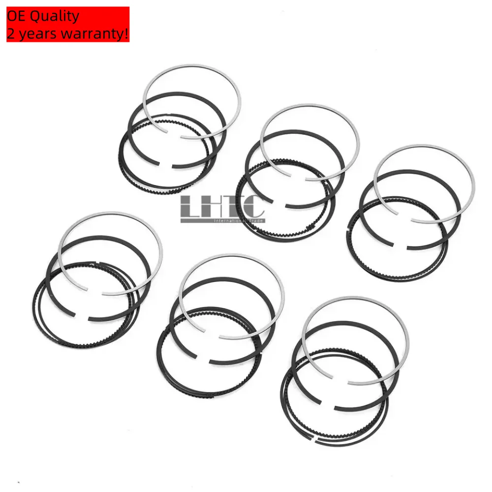 

6x Piston Ring Set Φ88mm For Mercedes-Benz W204 W211 C250 C300 E300 M272 2.5 3.0 OE# 272 030 40 17