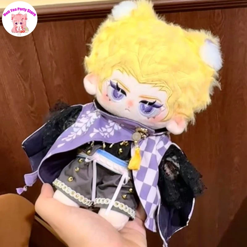 

Милая плюшевая кукла-фигурка Аниме Кира Йошикаге, хлопковая игрушка для косплея, 20 см, с одеждой, подарок для фанатов игры