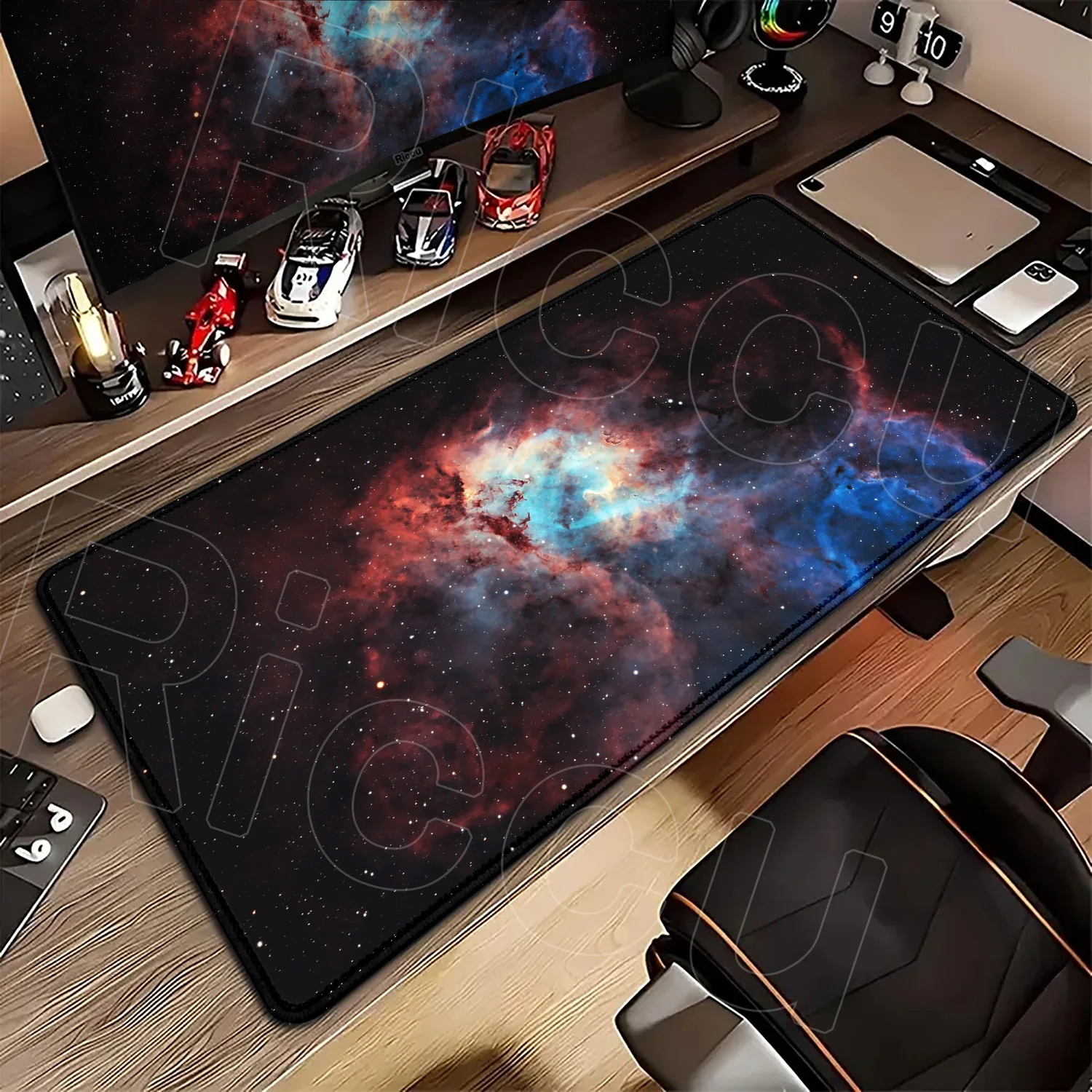 Computer Custom Big Mousepad 40x90cm Cosmic Space Starry Sky Mouse Pad Gamer Non-Slip Carpet Xxl Laptop Durable Rubber Mouse Mat