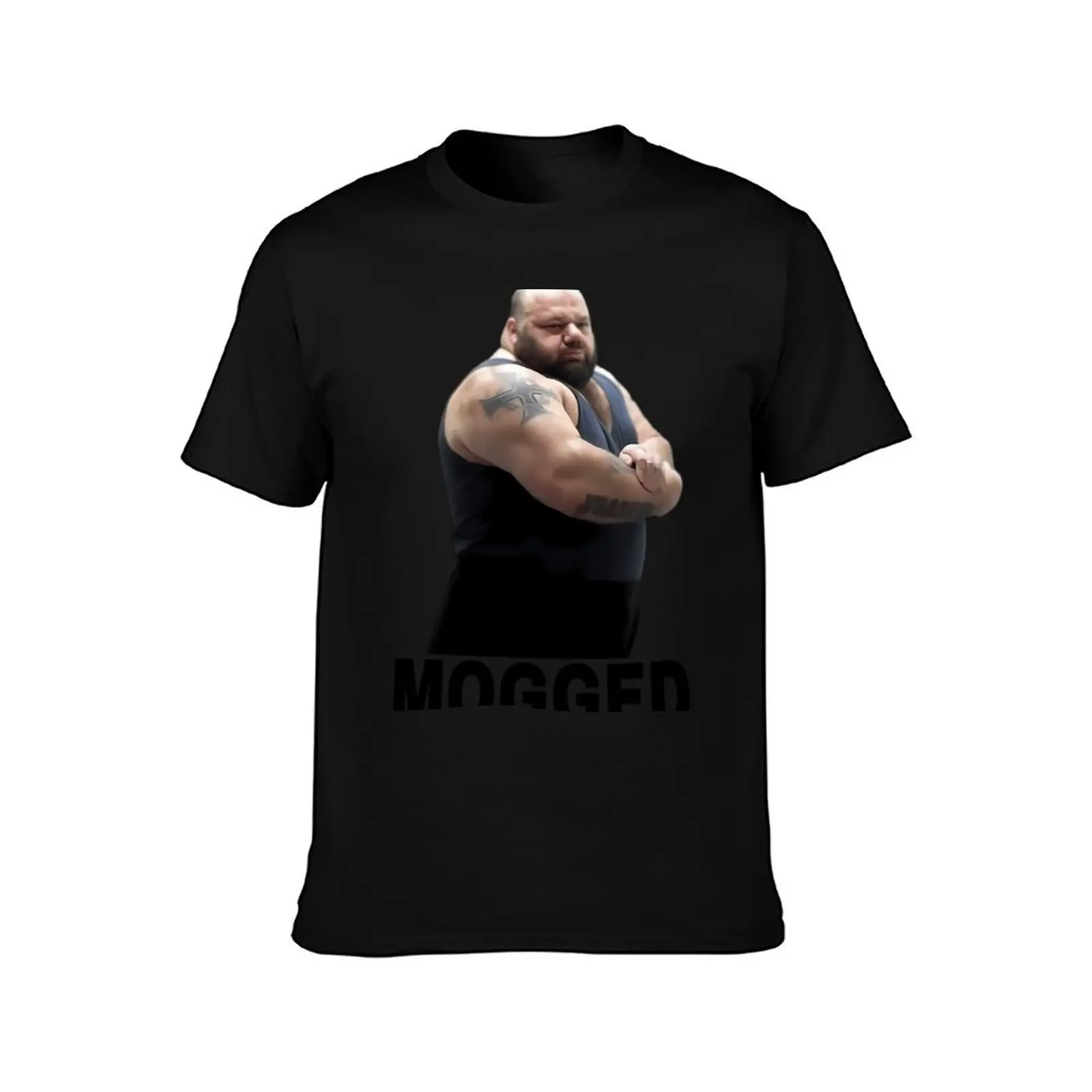 Kyriakos Grizzly Mogged T-Shirt Big and Tall Basic Tee Shirt T-Shirt