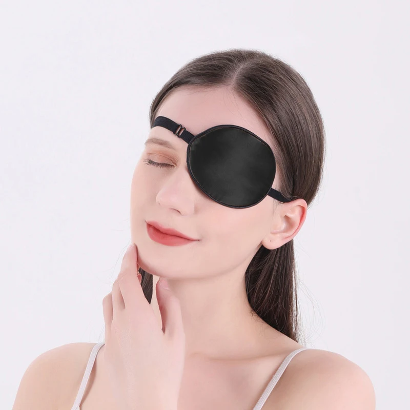 Unisex Multiple-color Single Eye Patch Washable Adjustable Eyepatch One Eye Professional Children's Adult Strabismus Cover
