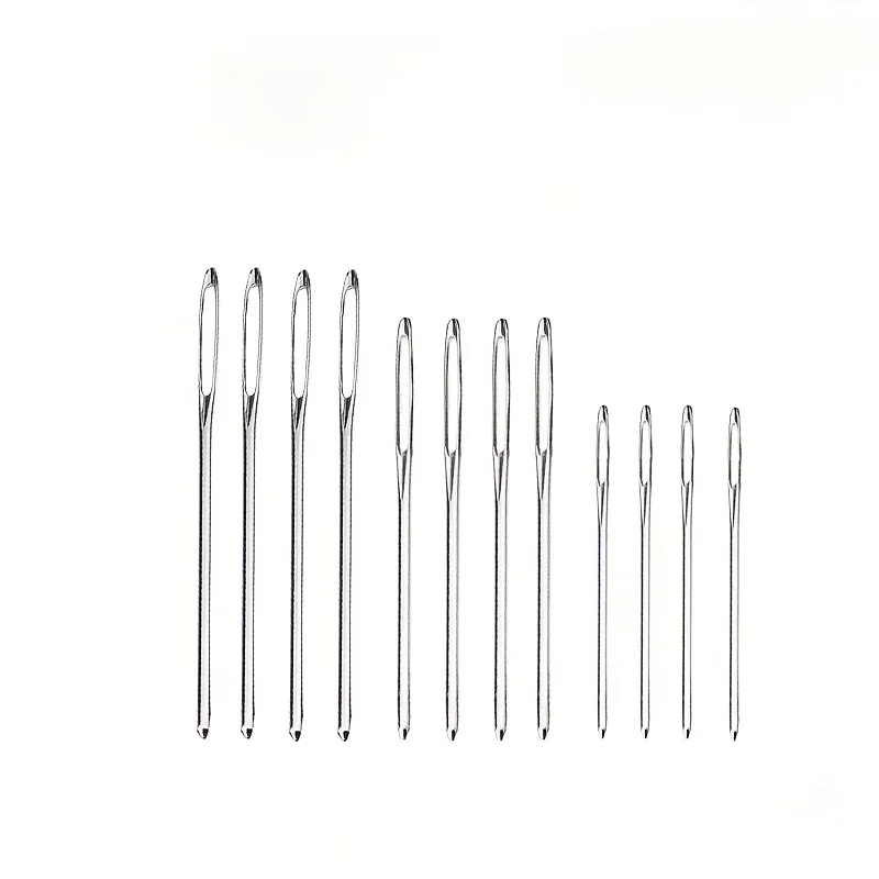 A Set Of 15 Large-eye Sewing Needles, Suitable For Home Use, Hand Sewing, Quilting For The Elderlying.