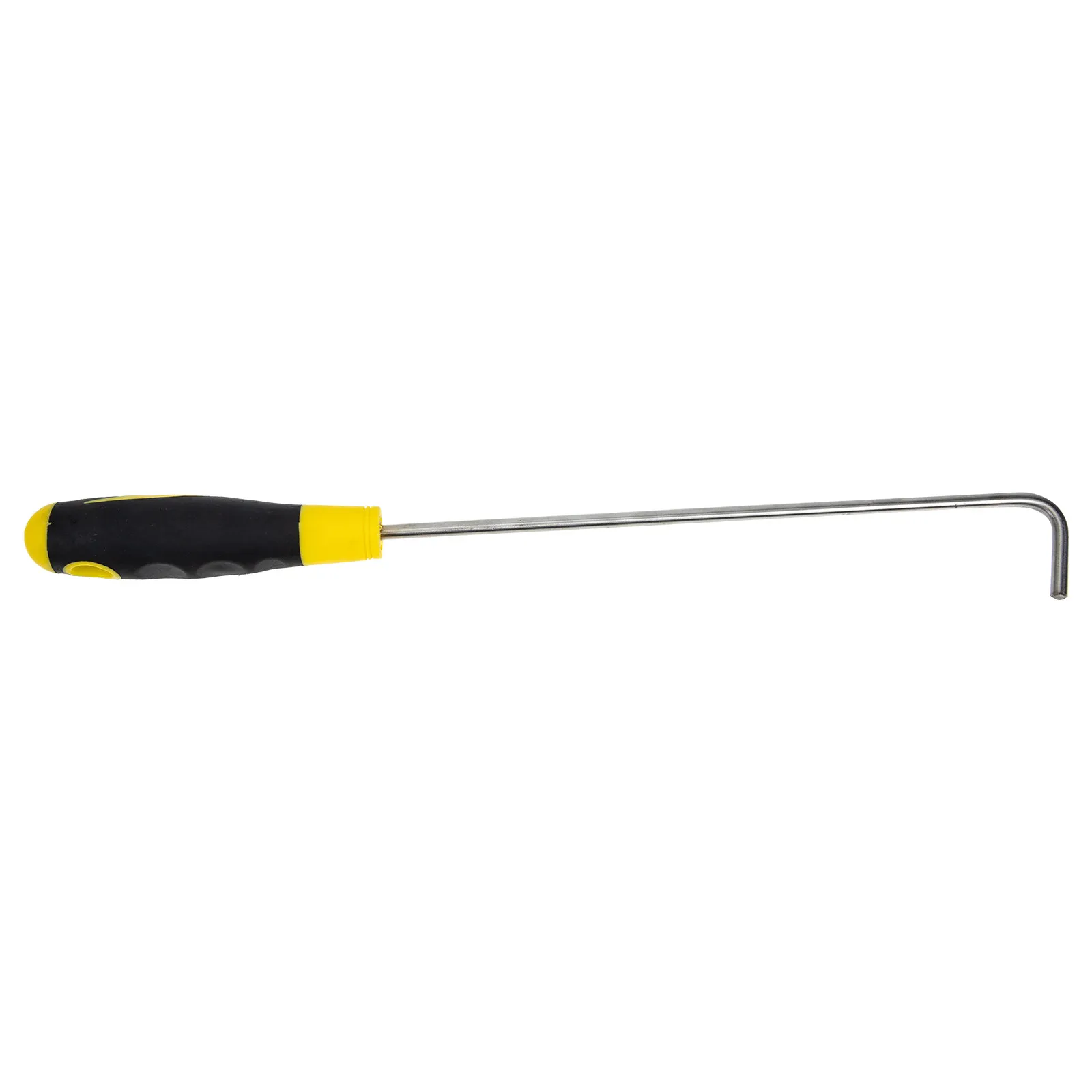 Heavy Duty Manhole Cover Lifter Hook with Rubber Grip Stainless Steel Construction Easy Clean Sliding Door Rolling Shutter Tool