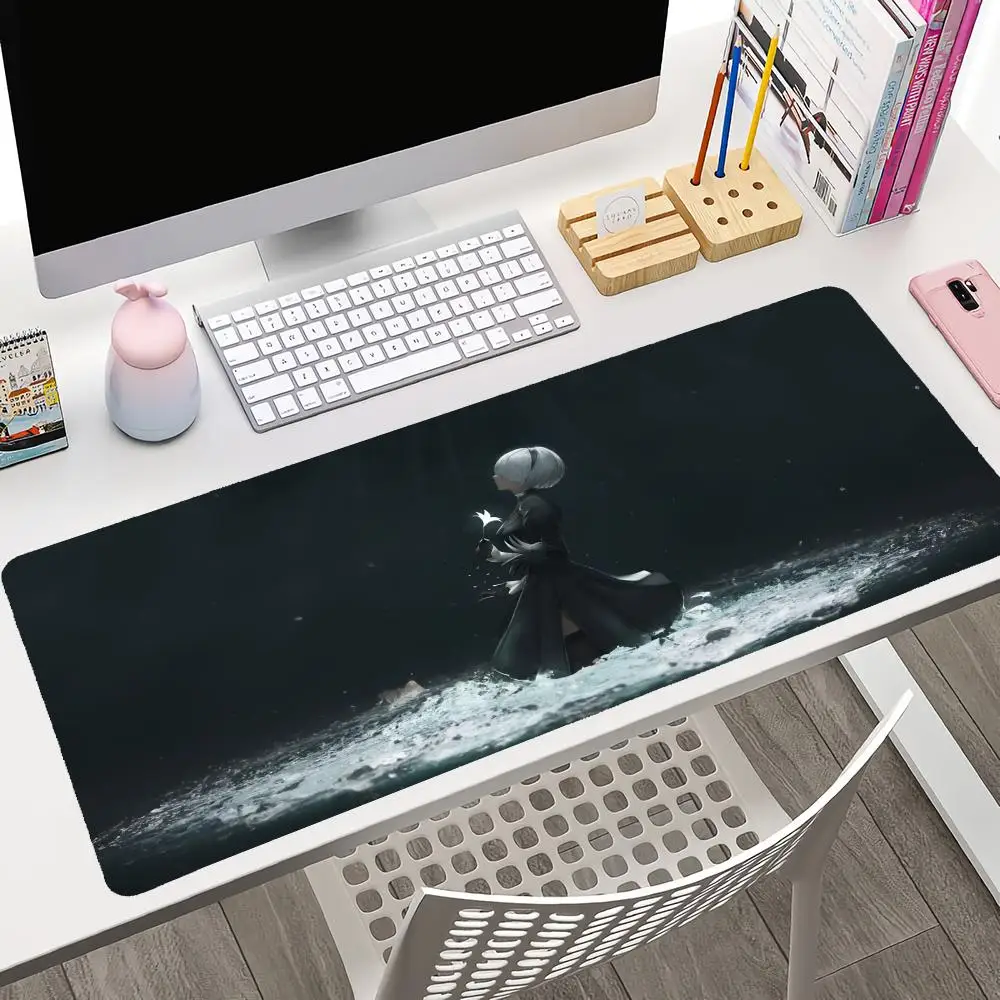 2B Nier Automata Anime Girl Mousepad Large Gaming Mouse Pad LockEdge Thickened Computer Keyboard Table Desk Mat