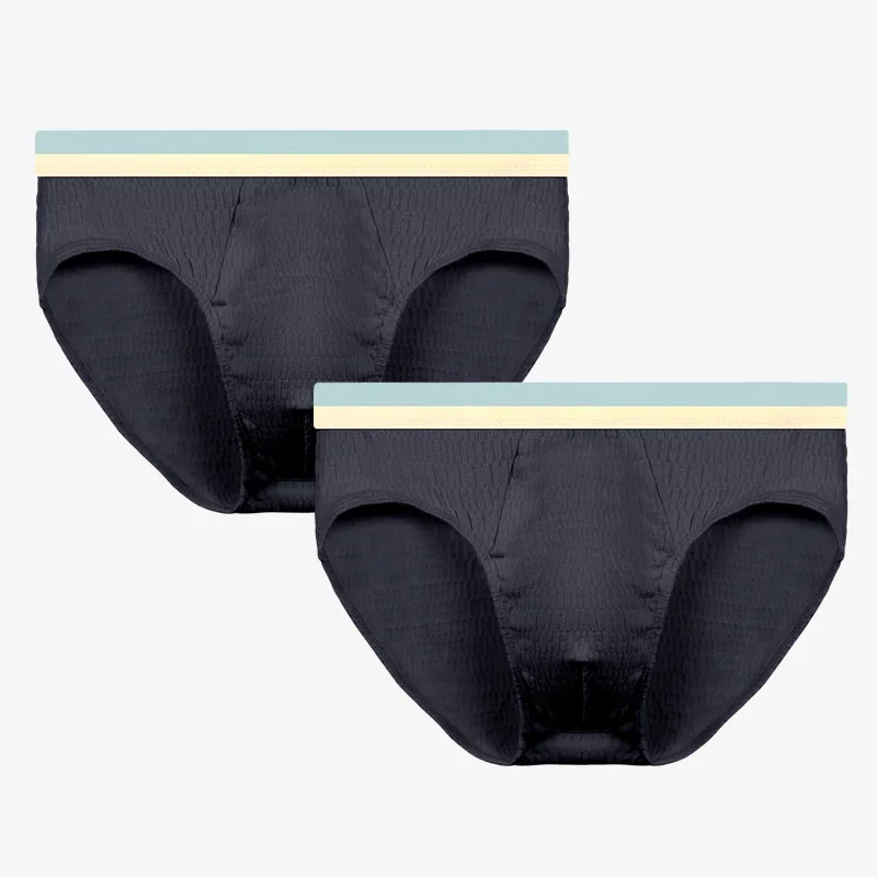 

2PCS Men's briefs, pure cotton men's style, baby cotton toe, summer thin and trendy men's sports antibacterial shorts