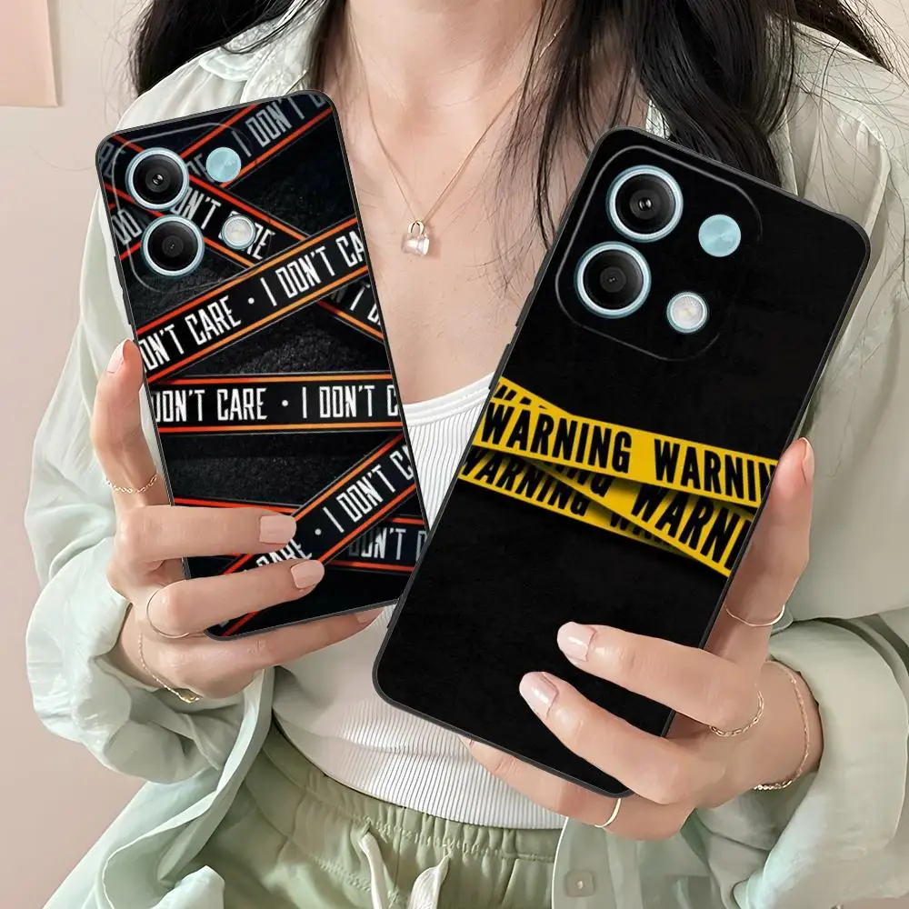 Funda para Teléfono Móvil con Diseño de Slogan para Xiaomi Redmi Note 14 13 12 11 S Pro Plus 4G 5G, Carcasa con Impresión Colorida para Smartphone