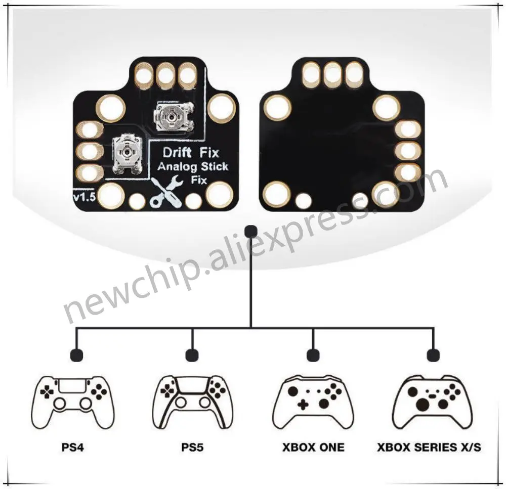 Imagem -03 - Fix Vara Analógica para Controladores de Jogos Ajuste Preciso pc Calibração Board Ps4 Ps5 Drift Fix Xboxone Xsx 500 Pcs por Lote