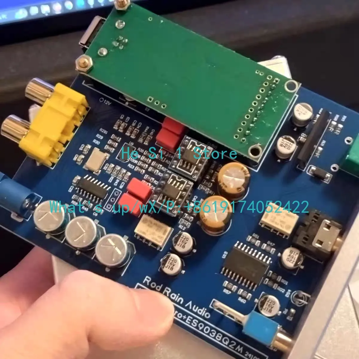 Upgraded USB Professional Sound Card External 9038 Decoder DAC Front-stage Headphone Amplifier DSD