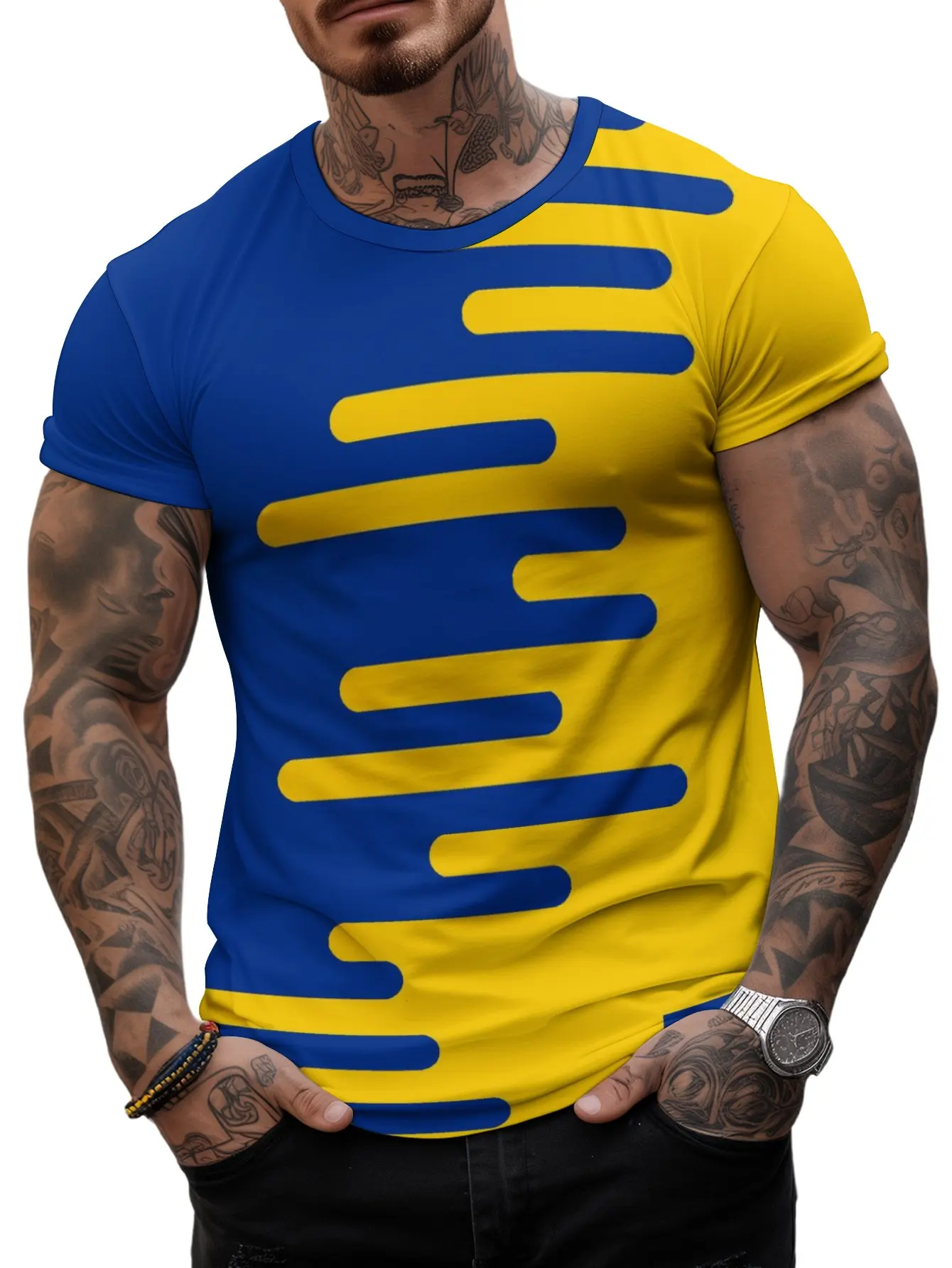 Colombia Men's T-shirt Fans Flag Football Soccer Jerseys Oversized tops Sports Night Run Hiking Camping Speed Dry Fitness Casual