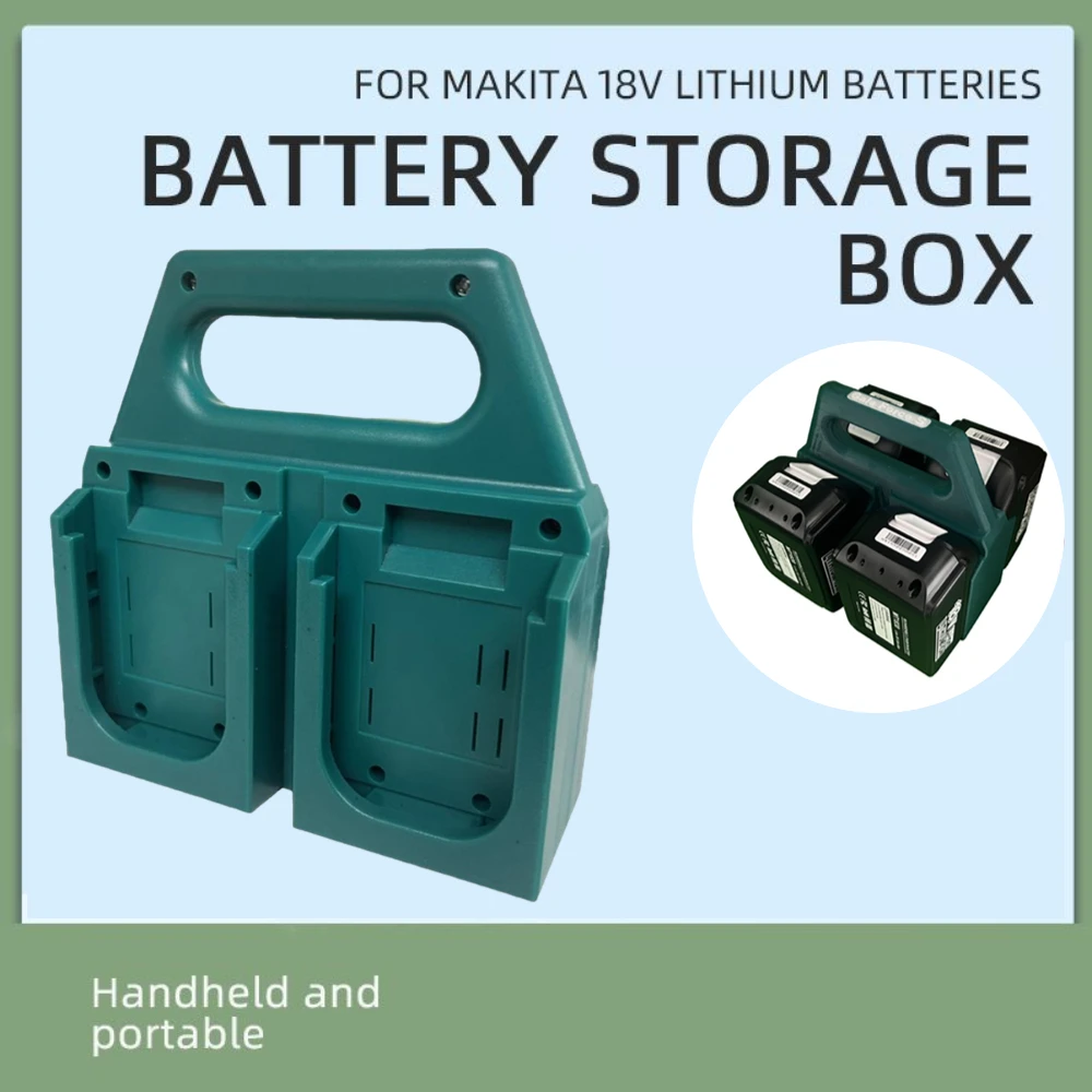 

Fixing Devices Battery Storage Rack 4 Slots/6 Slots 3D Printing Battery Portable Stand Strong Drop-resistant for Makita 18V