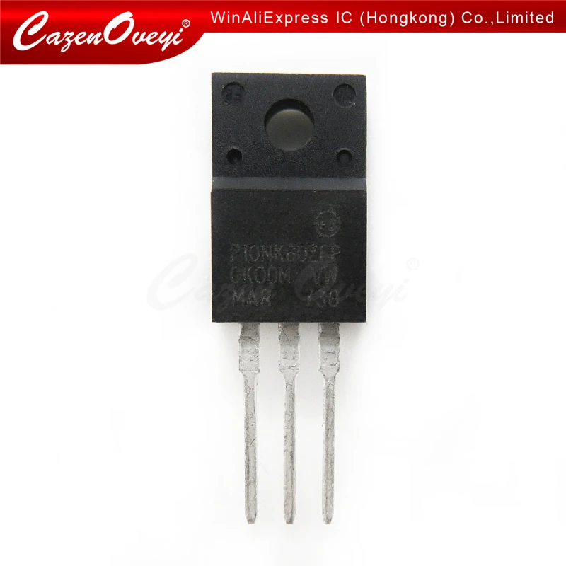 5pcs/lot FQPF10N60C SSS10N60A P10NK60ZFP 10N60 TO-220F