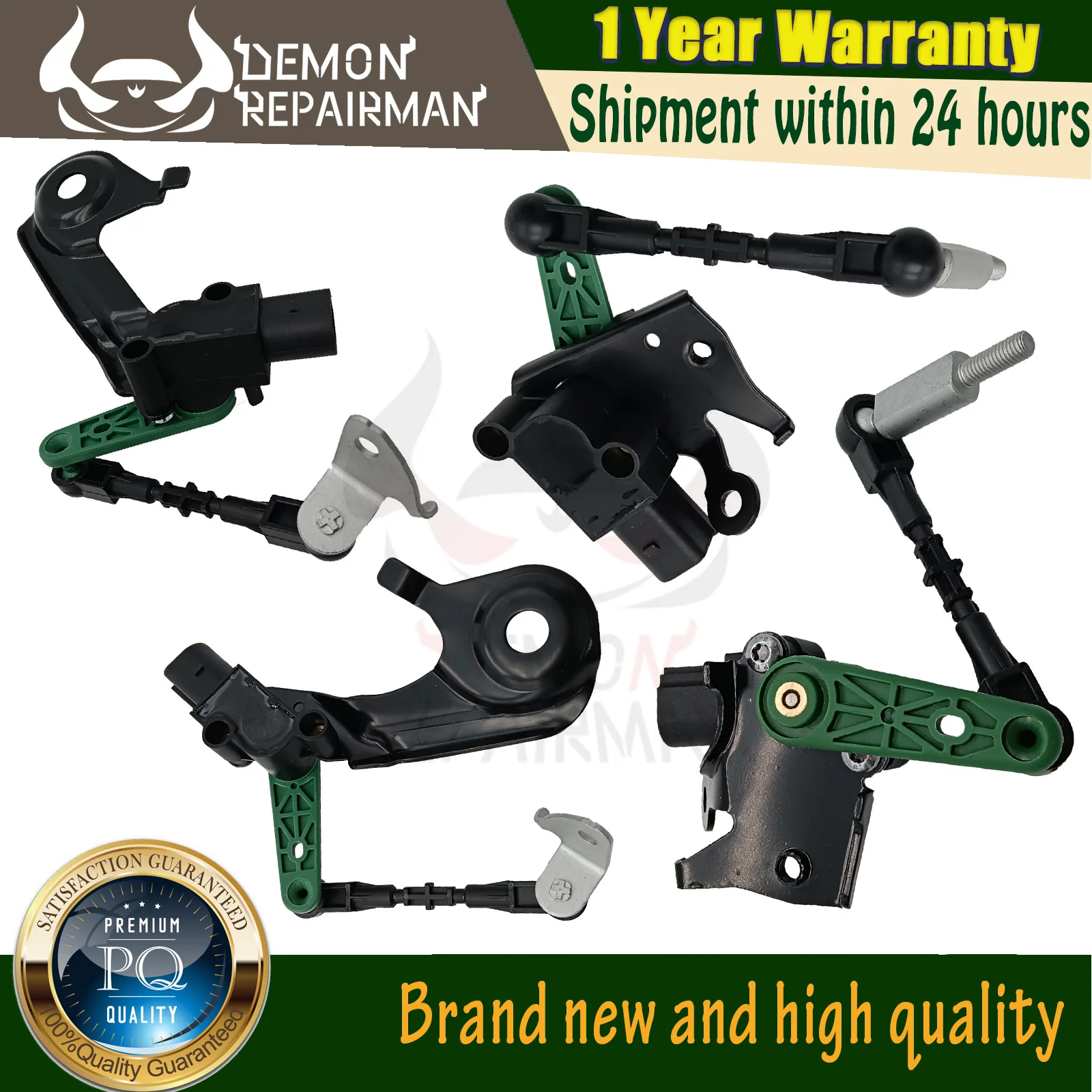 

4H0941286G 4H0941285G Front Rear Left & Right Level Sensor Whole set For Audi A6 C7 A7 A8 RS7 S6 2.0L 4.2L 3.0L 4.0L V10-72-0057