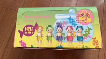 ks/krabice Sonny Angel Blind Box Kiss Kiss Series Minifigurka Charm Candy Store Anime Keychain Přívěsek na klíče Přívěsek Panenky Roztomilé dárky Hračky 10 nejlepší prodej přívěsek na klíče s andělským synkem - №3