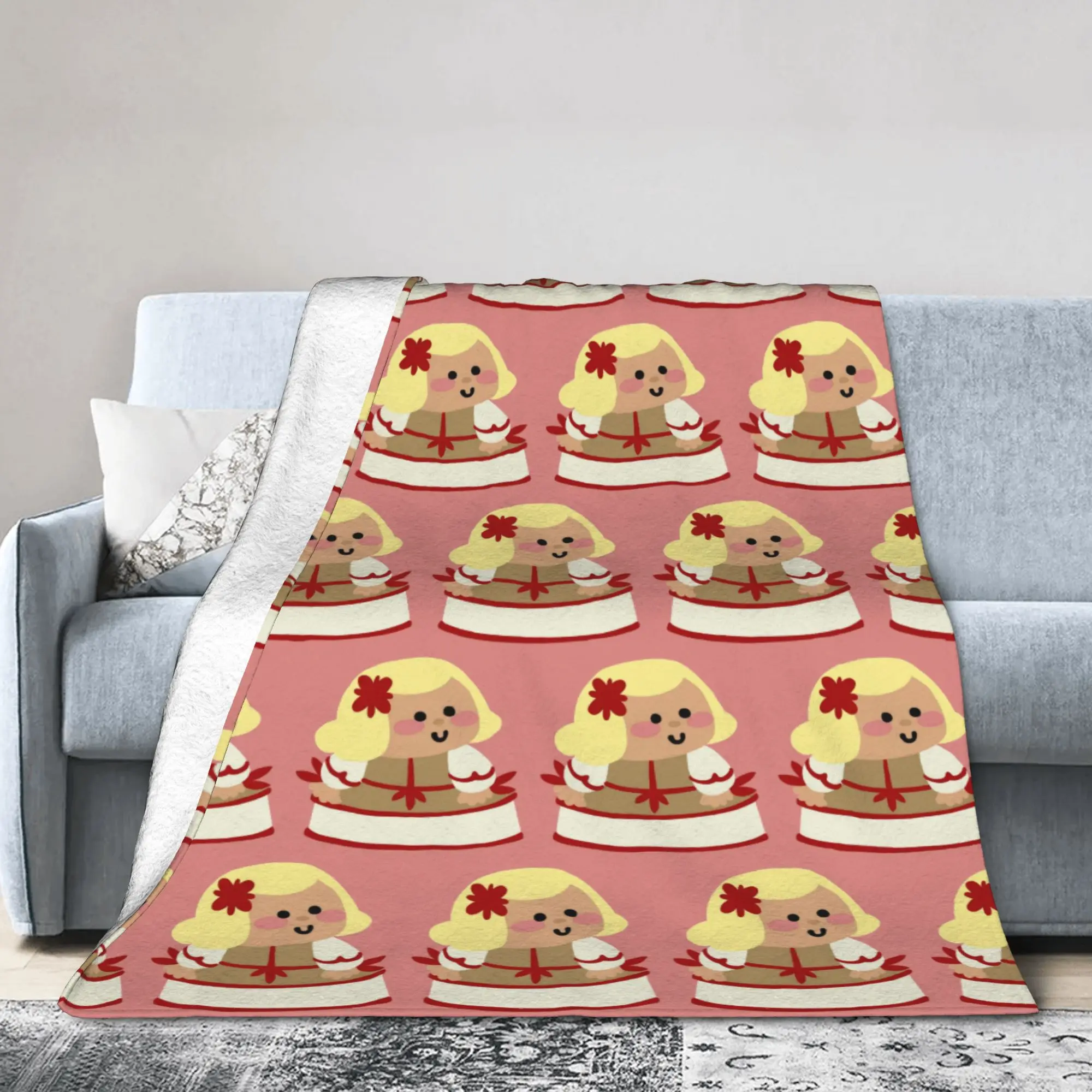 Las Meninas Velazquez Infanta Margarita Blanket Flannel Printed Cartoon Portable Super Soft Bedding Throw Blanket for Bedroom