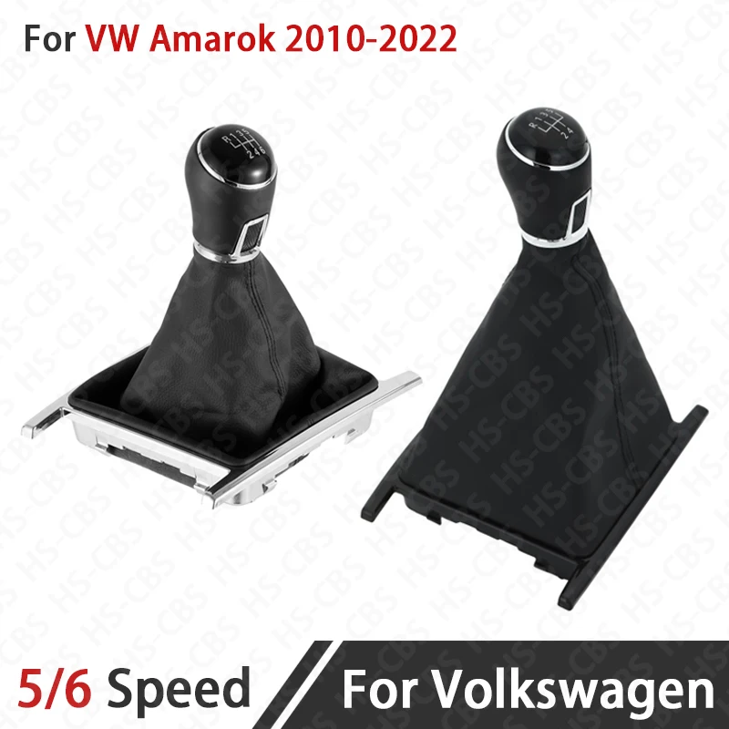 

Manual 5/6 Speed Car Gear Shift Knob Lever Head With Dust Cover For Volkswagen VW Amarok 2010-2022 Car Accessories