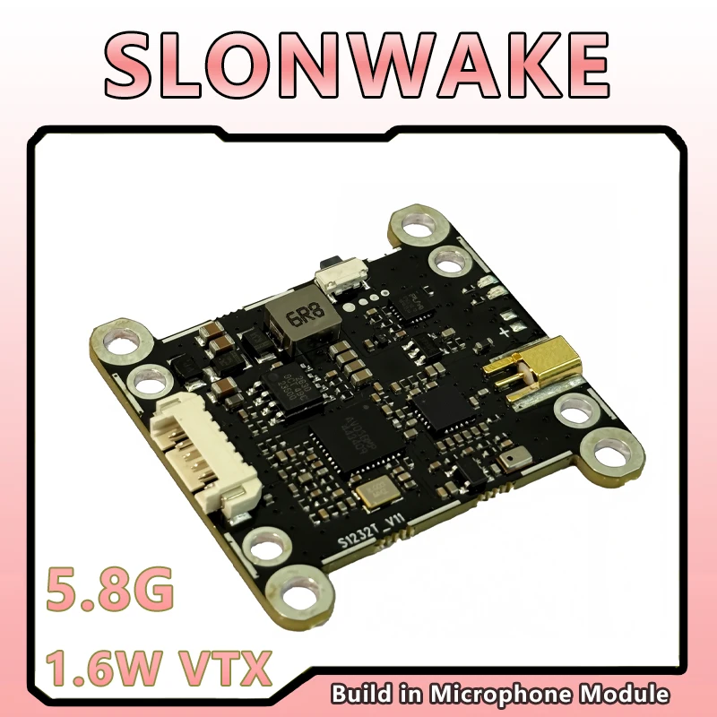 

SLONWAKE Кроссовер с фиксированным крылом FPV 5,8G Схема башни с двойным отверстием