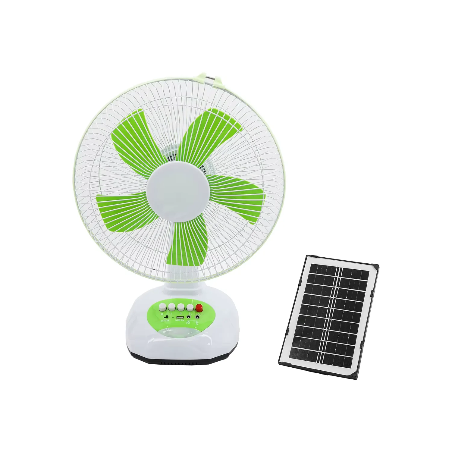 

Tom Auto12V/6V Solar Powered Fan with Panel 12 Inch Rechargeable DC Fan for Home, Camping & Outdoor Use