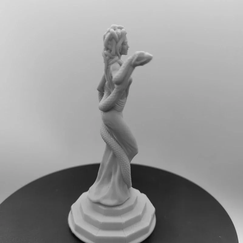 1/24 수지 그림 모델 키트 75mm 메두사 여왕 Diy 조립 모델 키트 조립되지 않은 디오라마 및 도색되지 않은 인형 취미 장난감