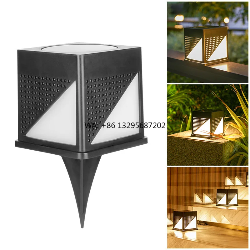 

LED Solar Garden Light Waterproof Solar Lawn Lamp 5W Led Bollard Landscape Bollard Path Road Street Post Solar Lawn Light