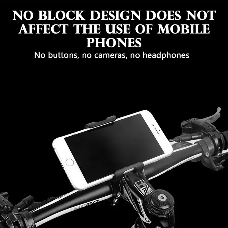 Metal Motorcycle Bike Phone Holder Aluminum Alloy Anti-slip Bracket GPS Clip Universal Bicycle Stand Support for All Smartphones