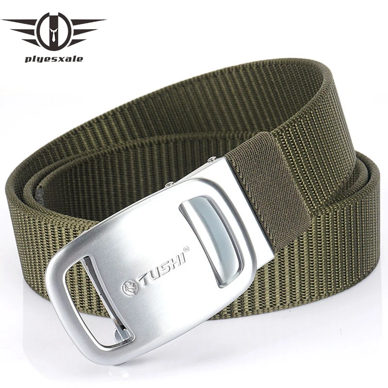 

Luxury Brand Metal Automatic Buckle Belt Comfortable Men Jeans Belts Cowboy Outdoor Military Tactical Belt Hiking Quick Dry R822