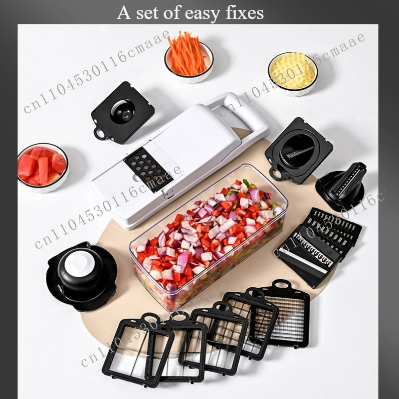 

New Kitchen Vegetable Chopper, Diced Fruit Cutter, Wire Cutter, Garlic Chopper, Press Machine, Cutting Kitchen Tools