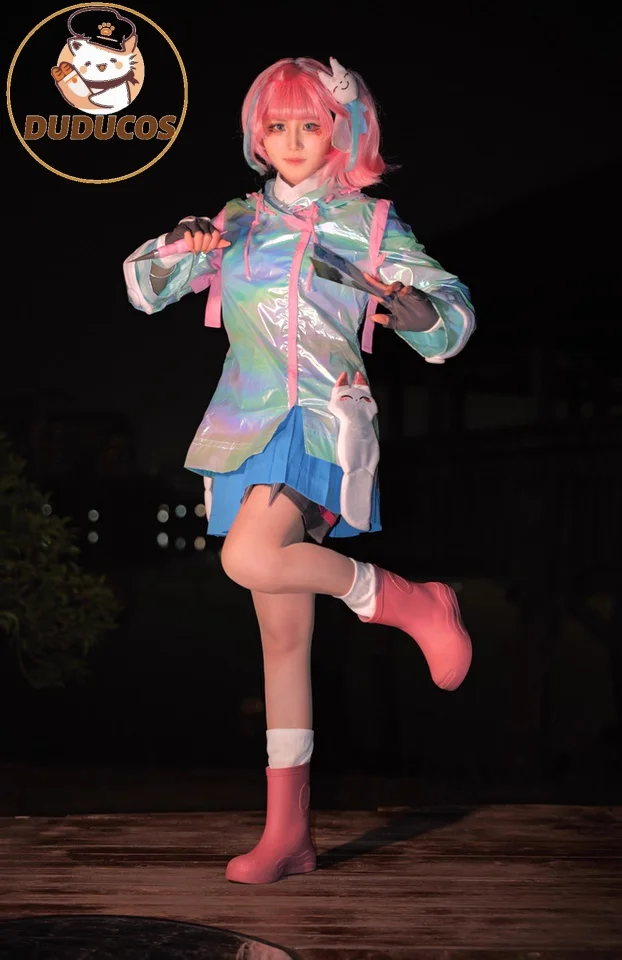

Mei Kiriko Cosplay Costume【S-2XL】DUDU-SR Mei Rainy Day Skin Women Cute Costume Plus Size