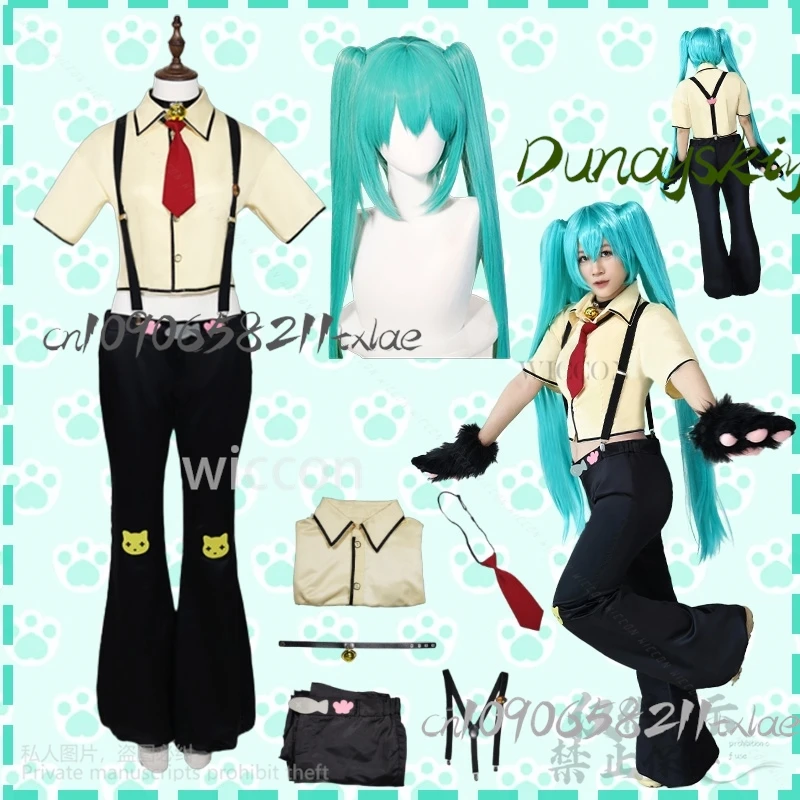 Anime Project Sekai Mooie kat cosplay kostuum pruik lolita FURRY kawaii Jirai Kei Miikuuu Bretels Neeko Halloween cosplay