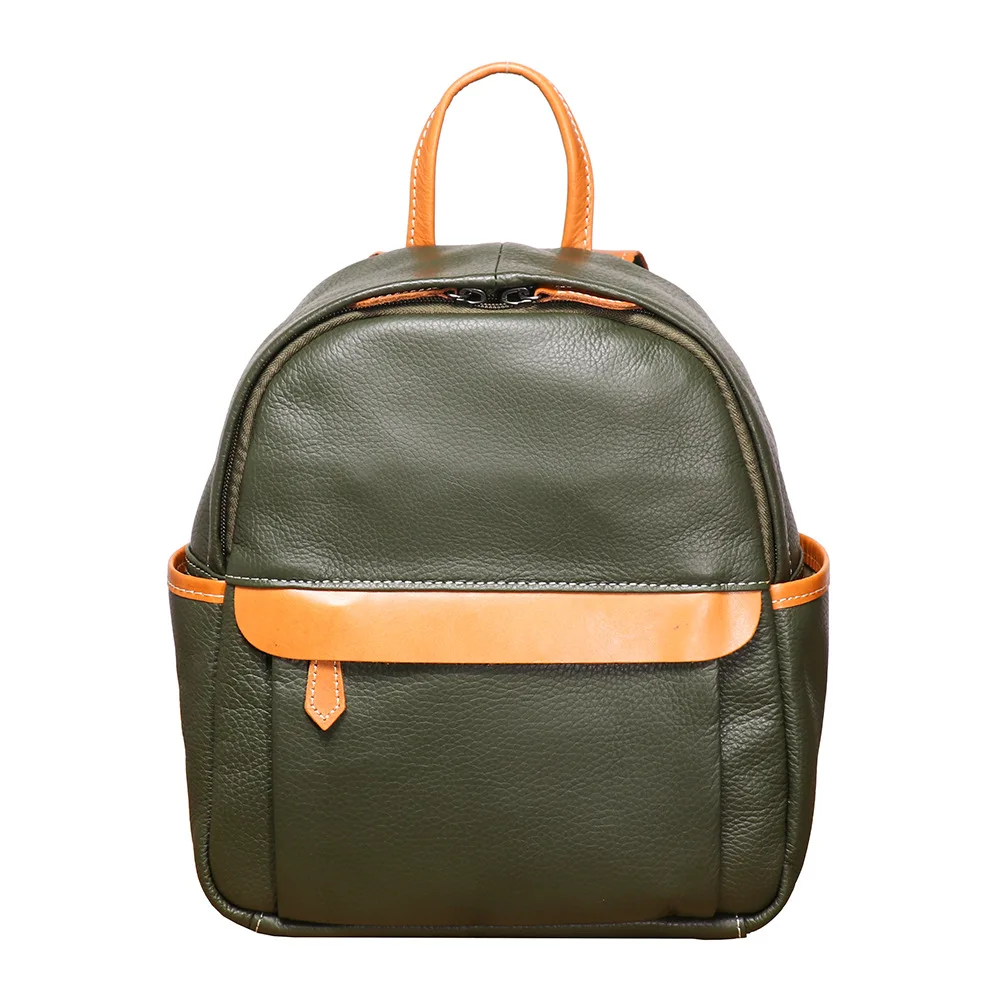 2025 New Women Leather Mini Backpack