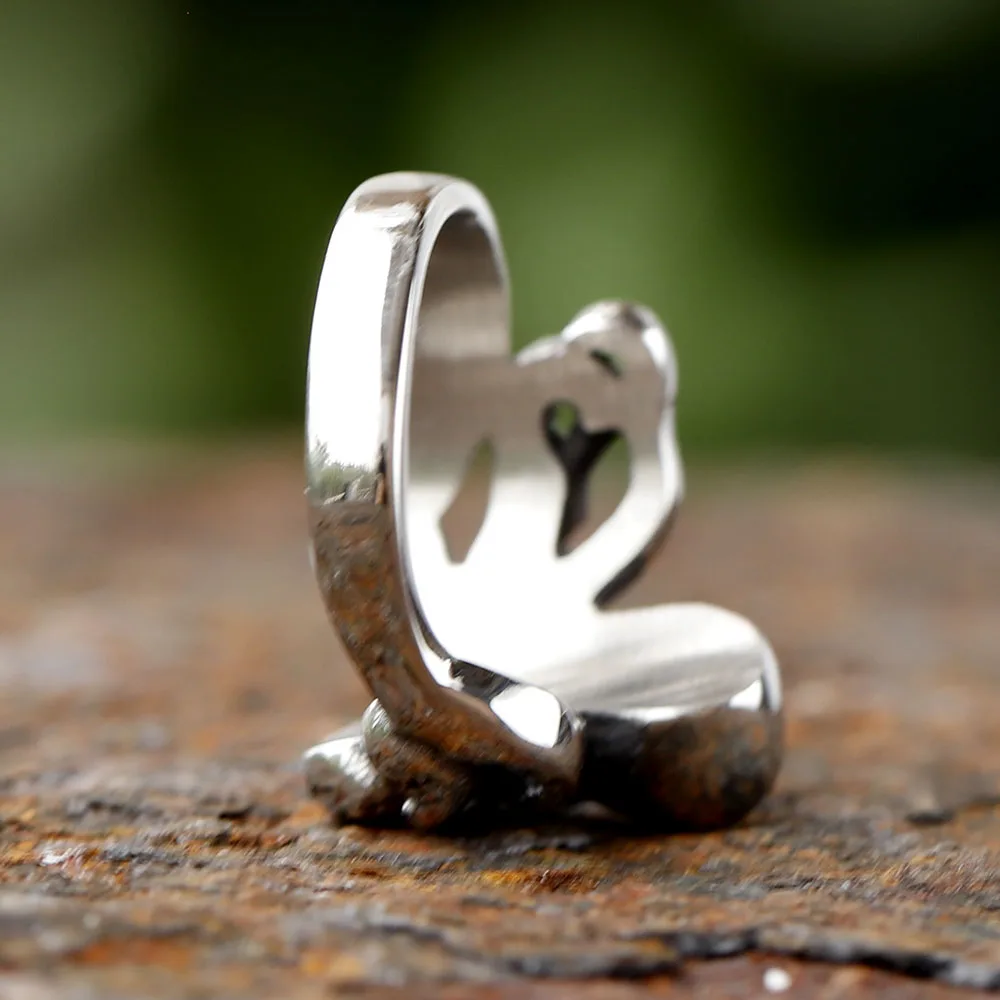 New 316L Stainless Steel Vintage COOL Octopus Ring With Patterns Gothic For Men Women Punk Motorcycle Jewelry Party GIFT