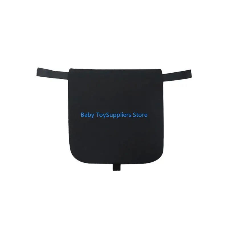 

R1WF Simple Strollers Leg Rest Extension 30x30cm Foot Support with Reinforced Straps Wear Resistant Oxford Fabric Black