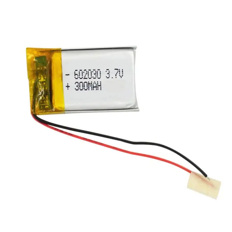 300mAh 602030 Li po Polymer Battery for Bluetooth Pen Camera MP3 MP4 MP5 PSP GPS Replacement Bateria 303040 062030 Battery