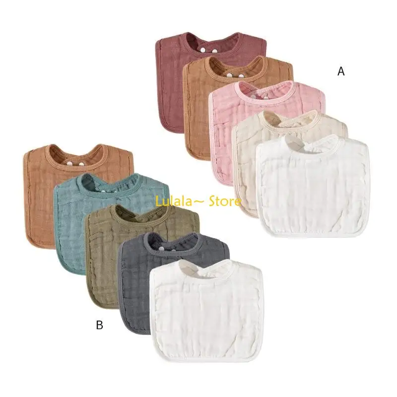 

Y4QA нагрудники для новорожденных девочек и мальчиков, впитывающие детские нагрудники для прорезывания зубов, нагрудники для для